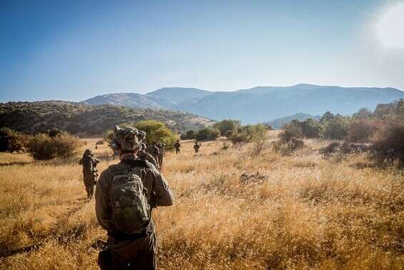 חיילי "אגוז" בפעילות בהר דב, ביולי // צילום: דובר צה"ל